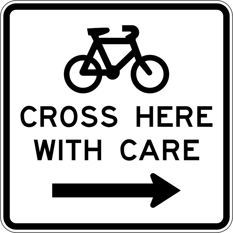 New Zealand road sign A43-3R