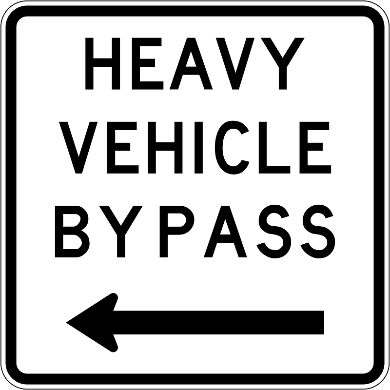 New Zealand road sign A45-2L