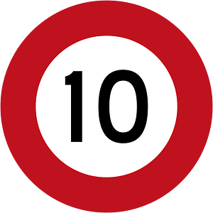 New Zealand road sign R1-1 (10) (obsolete)