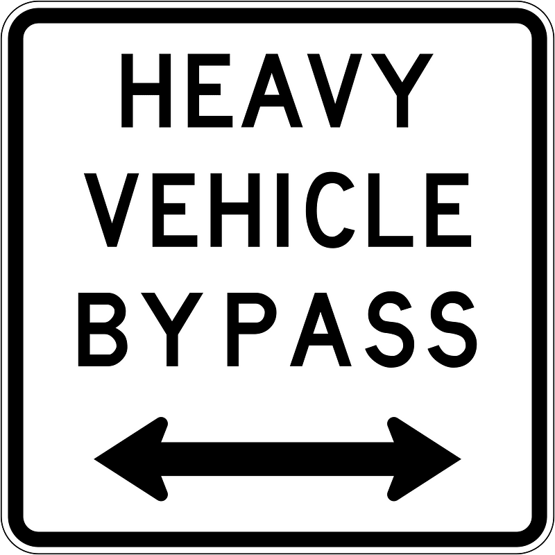 New Zealand road sign A45-2LR