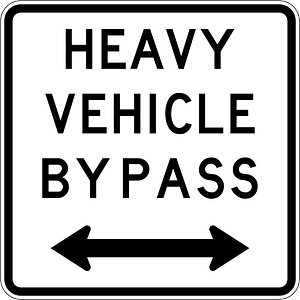 New Zealand road sign A45-2LR