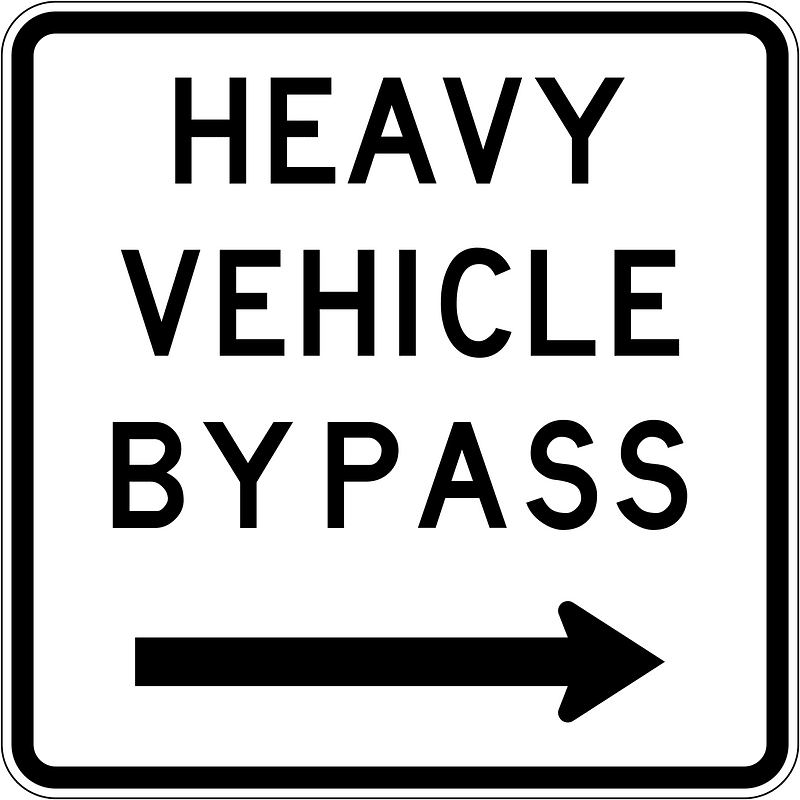 New Zealand road sign A45-2R