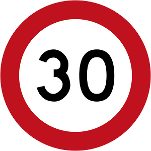 New Zealand road sign R1-1 (30)
