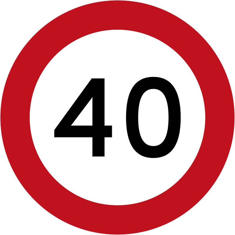 New Zealand road sign R1-1 (40)