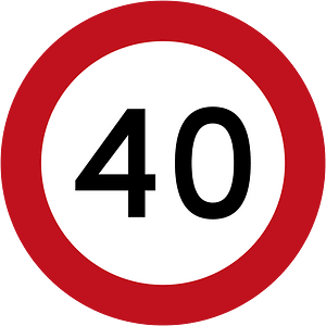 New Zealand road sign R1-1 (40)