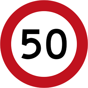New Zealand road sign R1-1 (50)