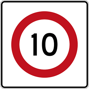New Zealand road sign R1-8.1 (10)