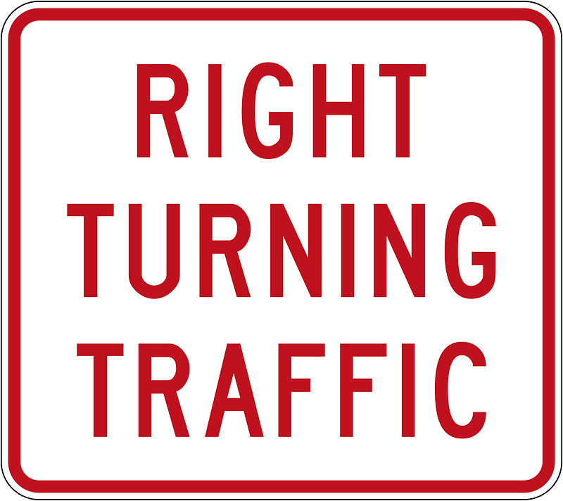 New Zealand road sign R2-2.3
