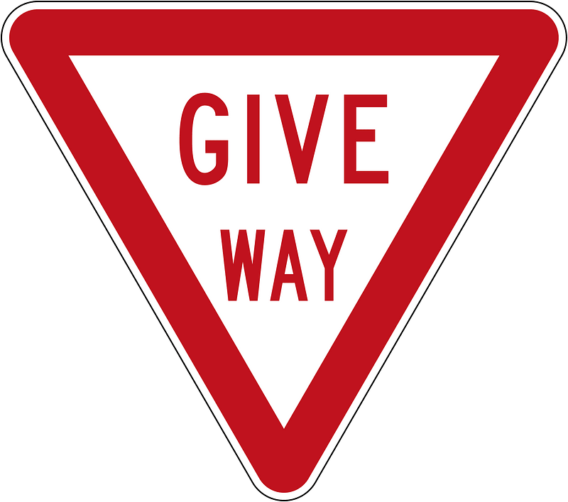 New Zealand road sign R2-2