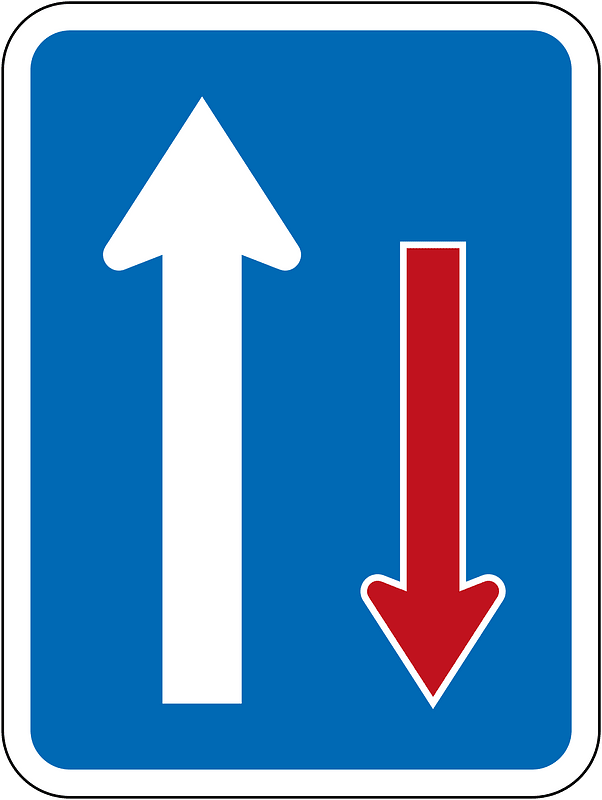 New Zealand road sign R2-8