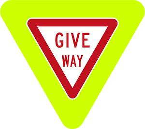 New Zealand road sign R2-2F