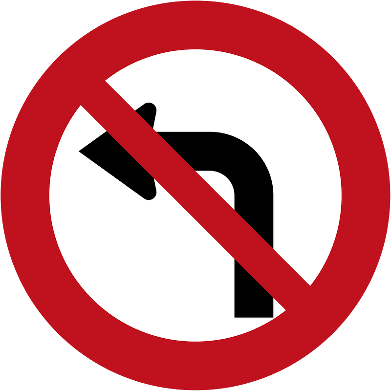 New Zealand road sign R3-1 (obsolete)