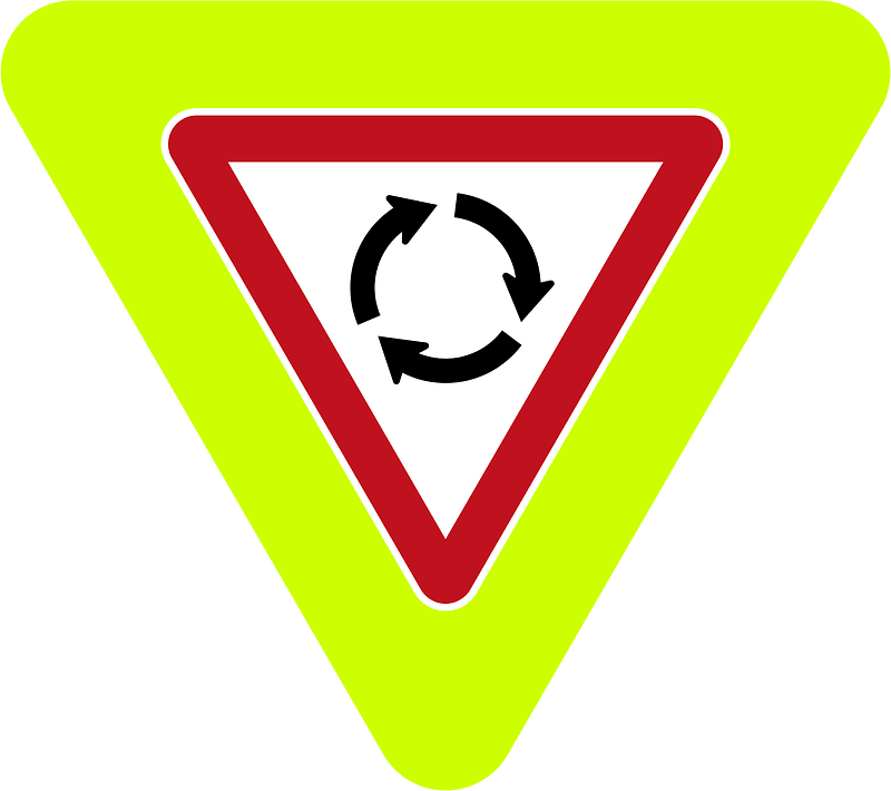 New Zealand road sign R2-3F