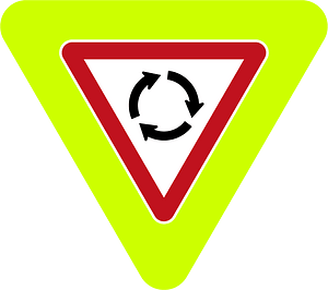 New Zealand road sign R2-3F