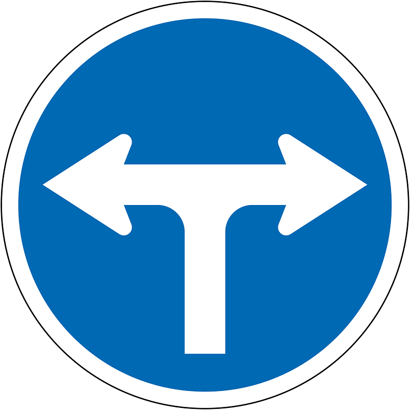 New Zealand road sign R3-11 (obsolete)