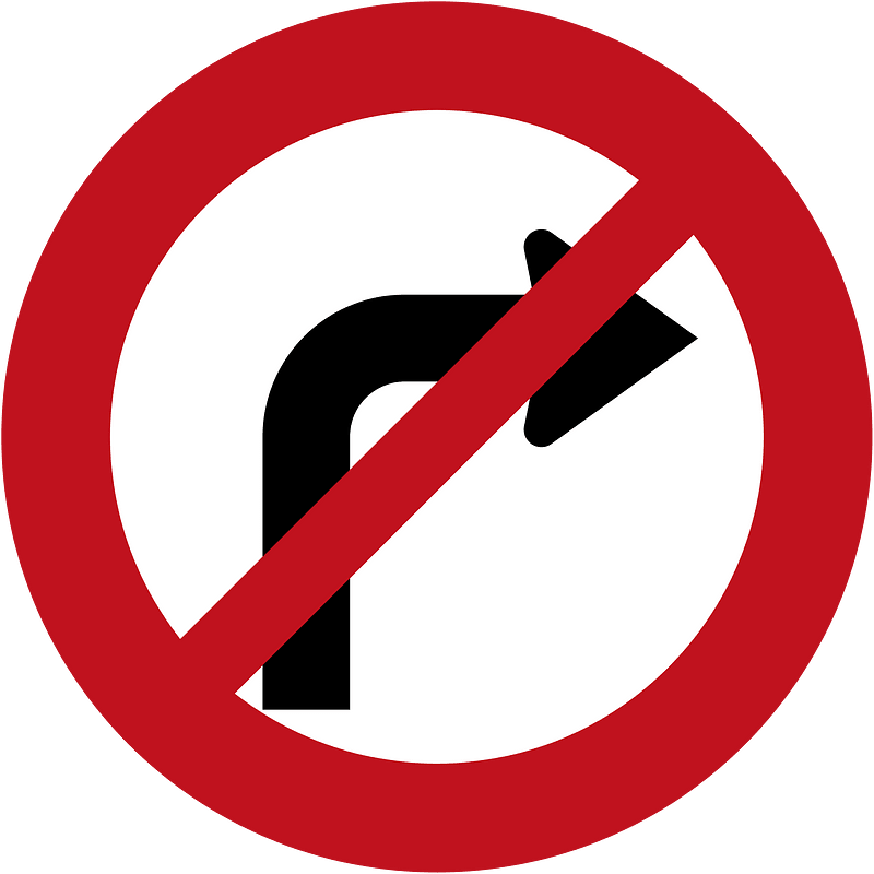 New Zealand road sign R3-2 (obsolete)