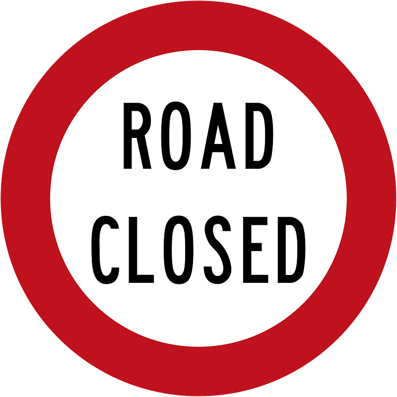 New Zealand road sign R3-6