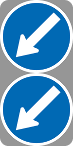 New Zealand road sign R3-13.1