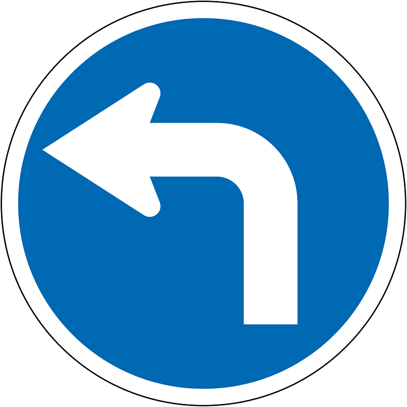 New Zealand road sign R3-8 (obsolete)