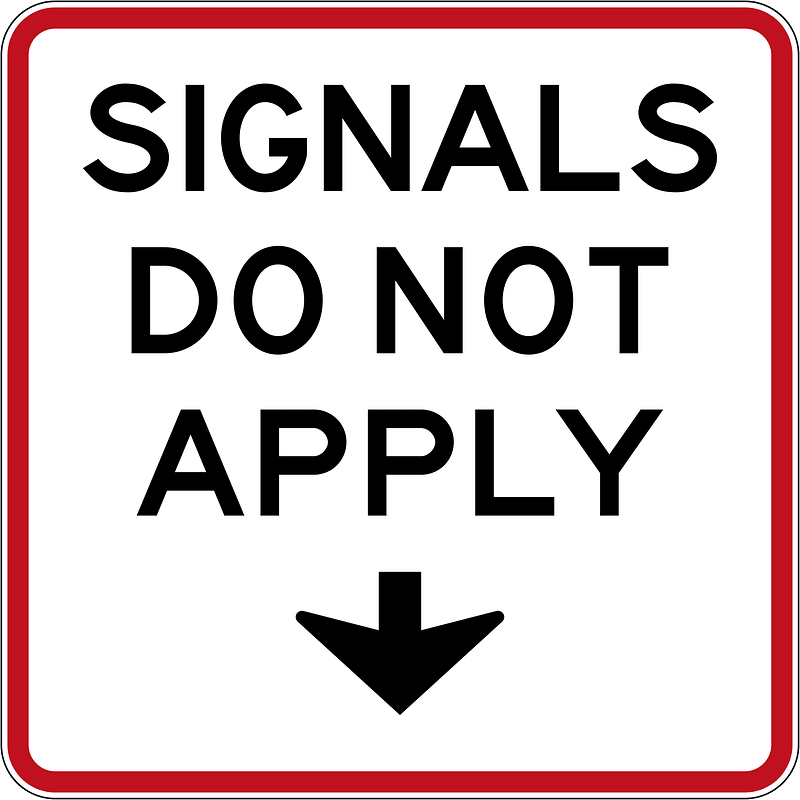 New Zealand road sign R4-13.3b