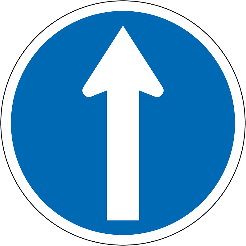 New Zealand road sign R3-9 (obsolete)