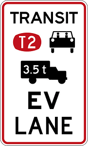 New Zealand road sign R4-14.4