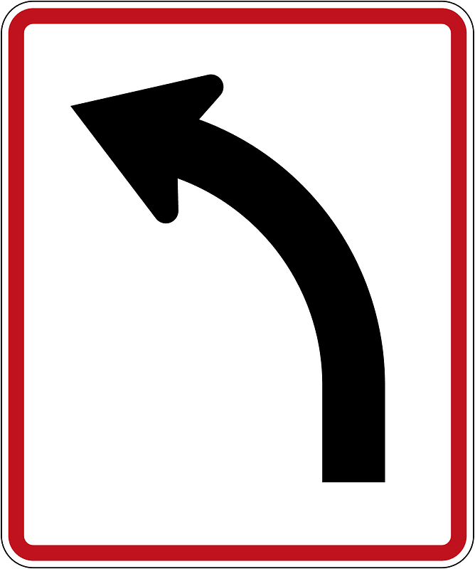 New Zealand road sign R4-1L