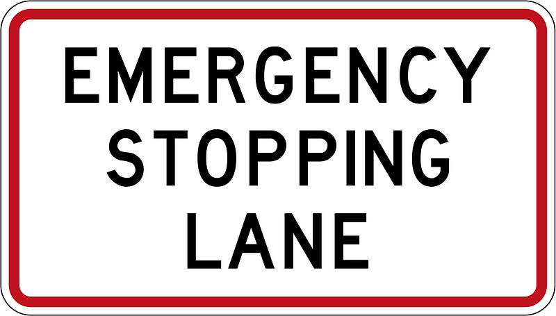 New Zealand road sign R4-12 (obsolete)