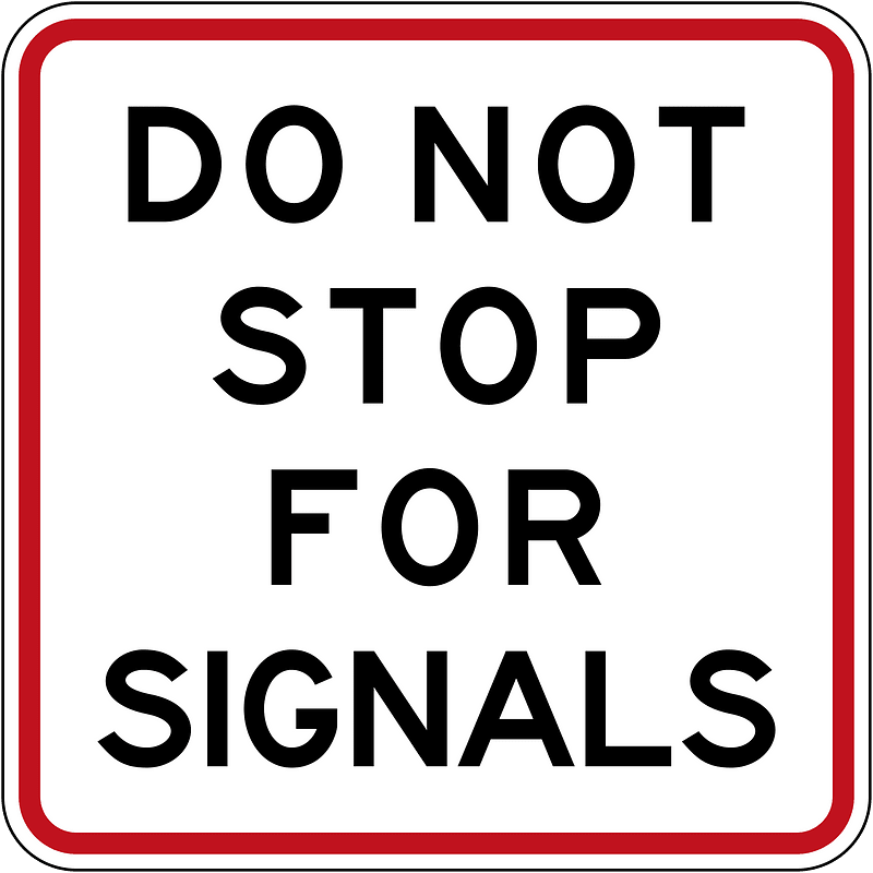 New Zealand road sign R4-13.2