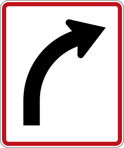 New Zealand road sign R4-1R