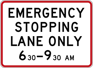 New Zealand road sign R4-12.1