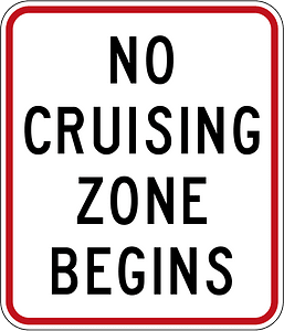 New Zealand road sign R5-13.1A