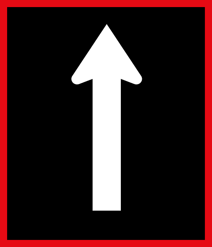 New Zealand road sign R4-2 (–1987)