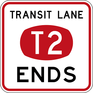 New Zealand road sign R4-8.4 (T2)