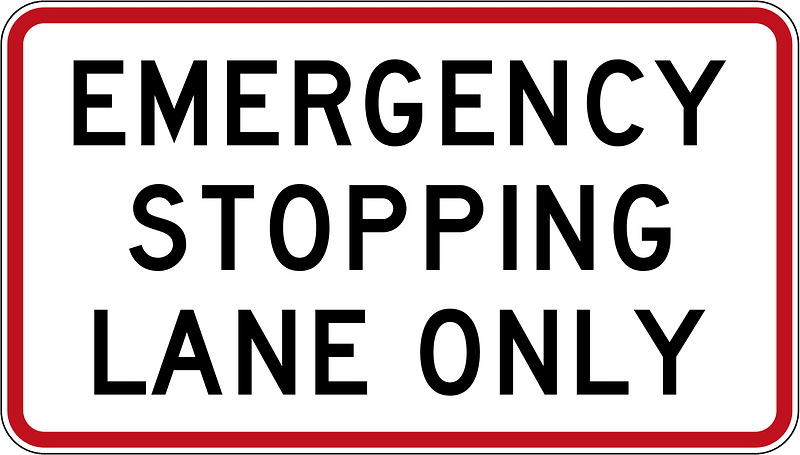 New Zealand road sign R4-12