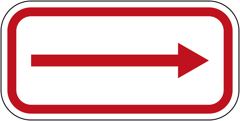 New Zealand road sign R6-10.1R