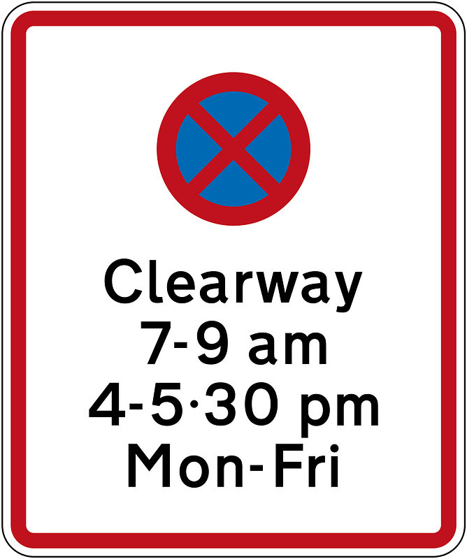 New Zealand road sign R6-12.3