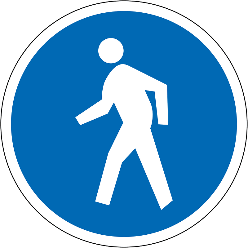 New Zealand road sign R5-5 (obsolete)