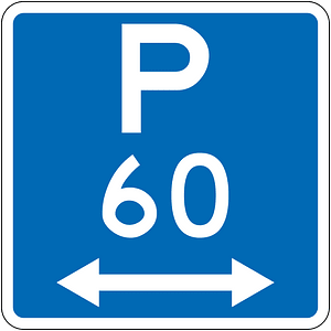 New Zealand road sign R6-30LR-60