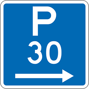 New Zealand road sign R6-30R-30