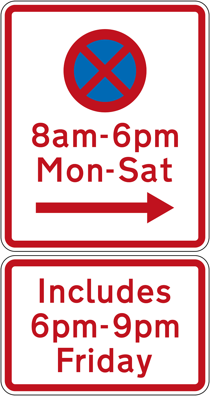 New Zealand road sign R6-11R + R6-11.1