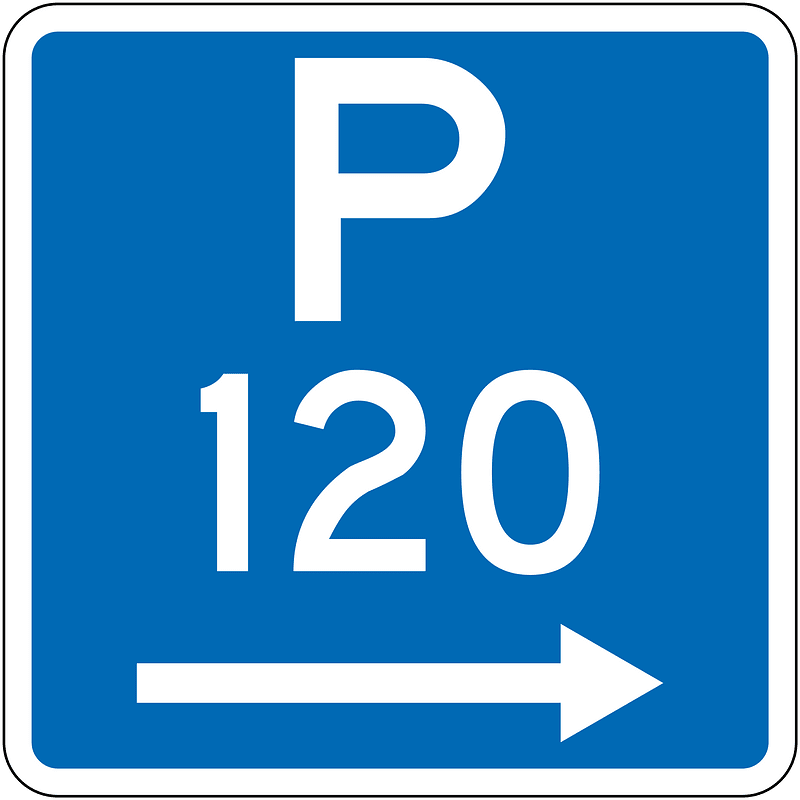 New Zealand road sign R6-30R-120