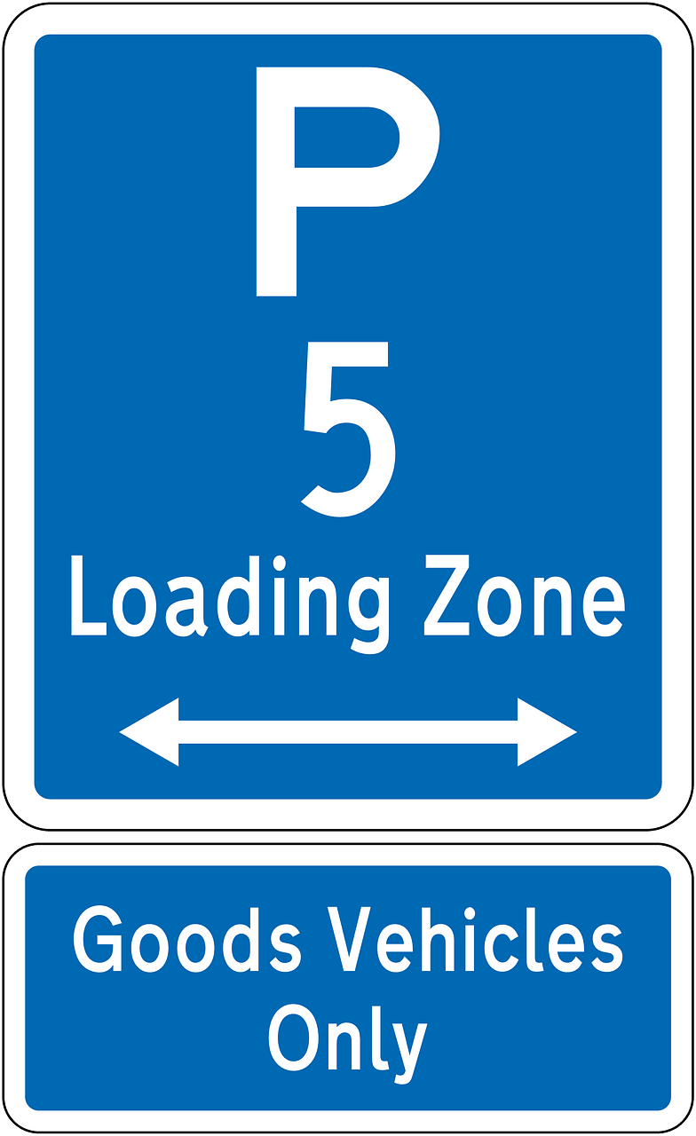 New Zealand road sign R6-50LR-5 + R6-50.1 (obsolete)