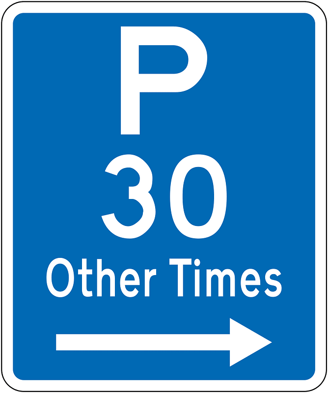 New Zealand road sign R6-32R-30