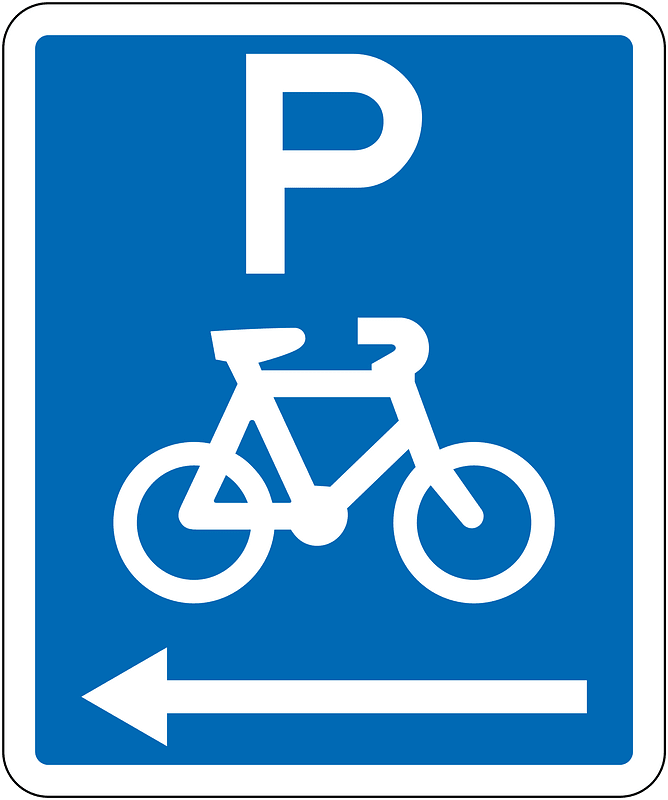 New Zealand road sign R6-52.1L (obsolete)