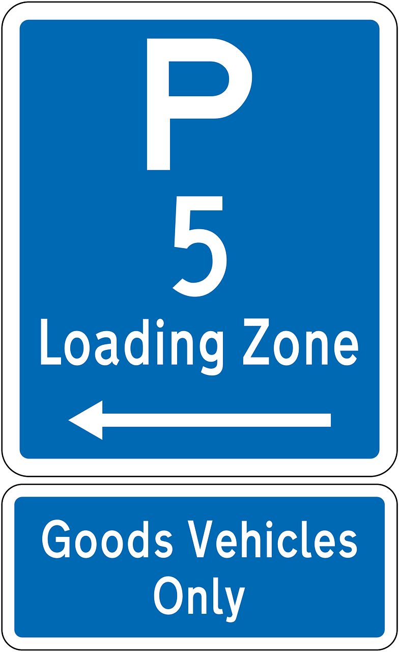 New Zealand road sign R6-50L-5 + R6-50.1 (obsolete)