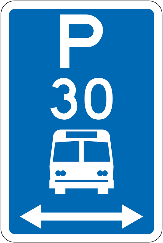 New Zealand road sign R6-53.2.1LR