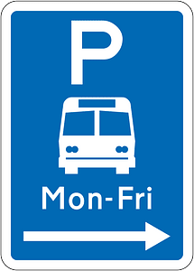 New Zealand road sign R6-53.2.2R