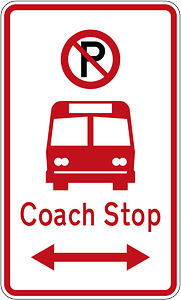 New Zealand road sign R6-71.2LR