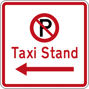 New Zealand road sign R6-72.1L